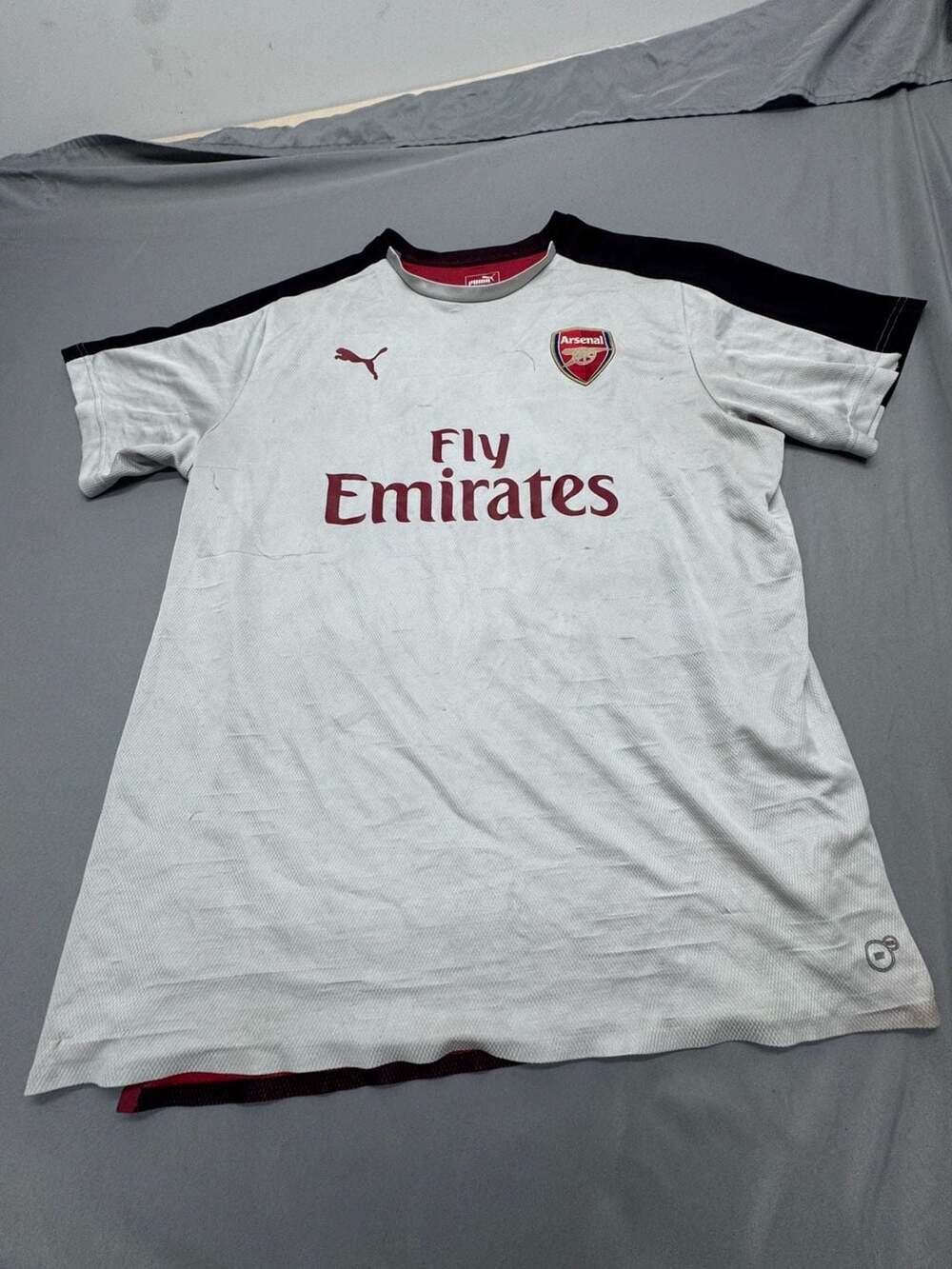 Puma Arsenal FC Training Jersey Size XXL White Soccer Football Shirt